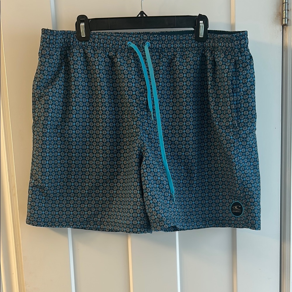 O’Neill Men's Blue Patterned Swim Shorts